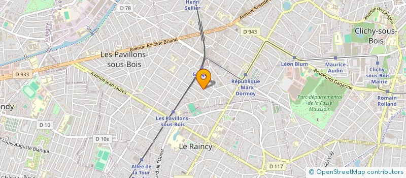 localisation de l'entreprise SLY IMMO  LIVRY-GARGAN