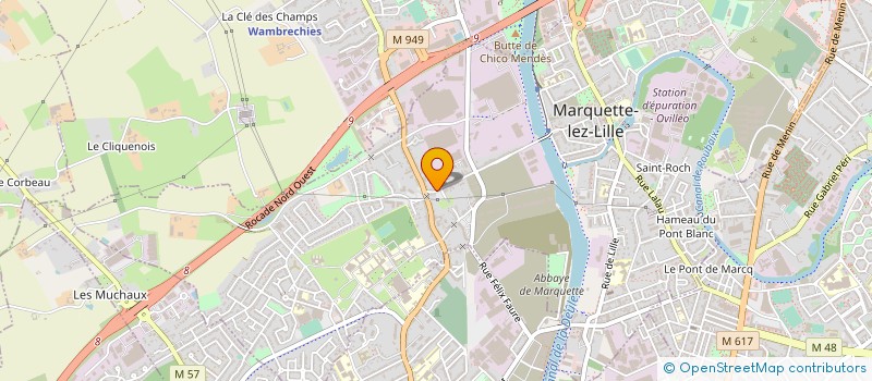 localisation de l'entreprise SLY IMMOBILIER  MARQUETTE-LEZ-LILLE