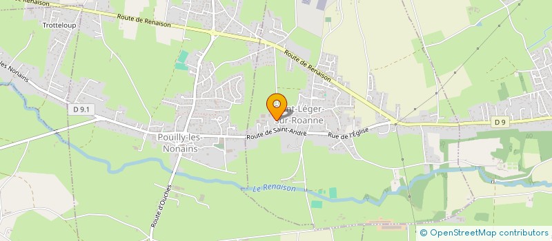 localisation de l'entreprise SLY PRODUCTIONS  SAINT-LEGER-SUR-ROANNE