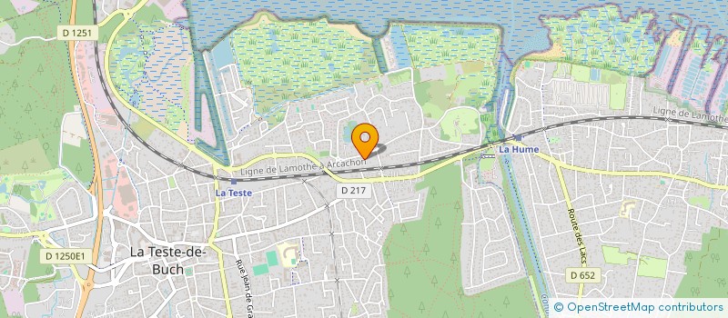 localisation de l'entreprise SLYBAN  LA TESTE-DE-BUCH