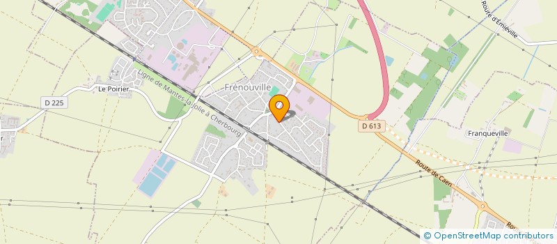 localisation de l'entreprise SLYCAB14  FRENOUVILLE