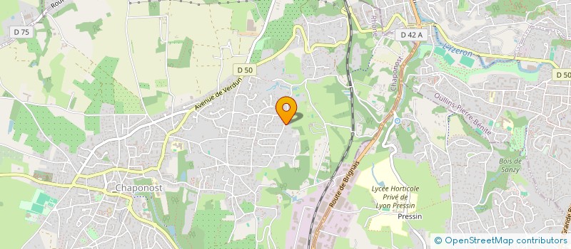 localisation de l'entreprise SLYDIOR  CHAPONOST