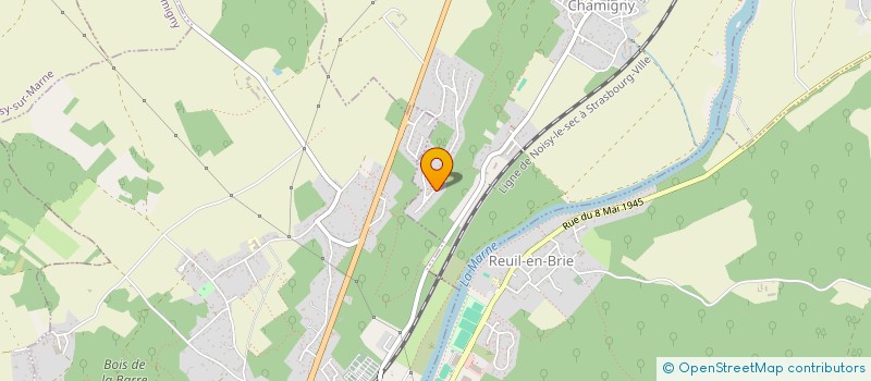 localisation de l'entreprise SLZ HOME  CHAMIGNY