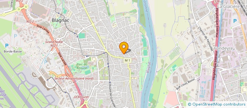 localisation de l'entreprise SM à BLAGNAC