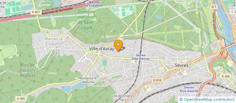 localisation de l'entreprise SM  VILLE-D'AVRAY