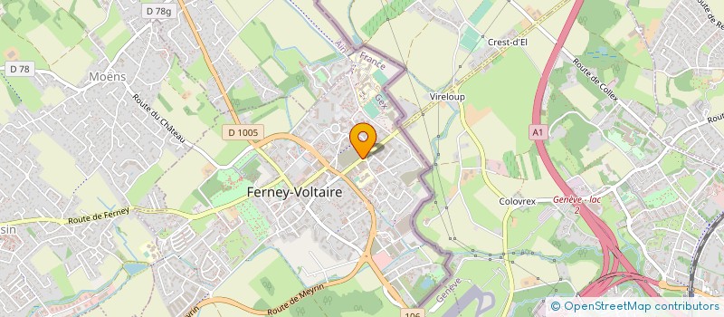 localisation de l'entreprise SM à FERNEY-VOLTAIRE