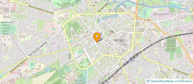 localisation de l'entreprise SM à ARRAS