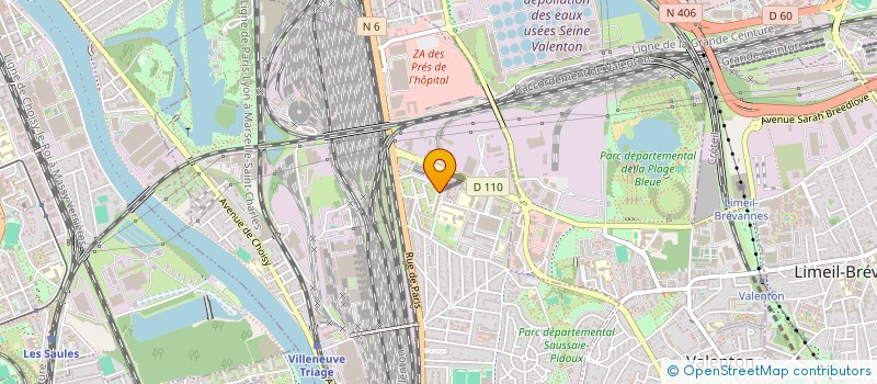 localisation de l'entreprise SM  VILLENEUVE-SAINT-GEORGES