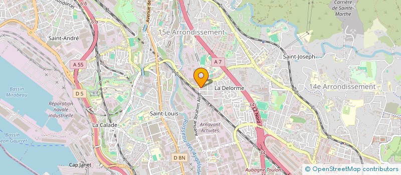 localisation de l'entreprise SM à MARSEILLE