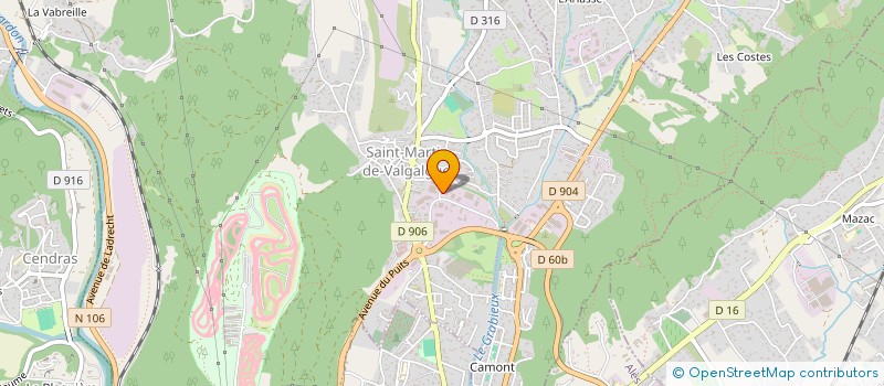 localisation de l'entreprise SM  SAINT-MARTIN-DE-VALGALGUES