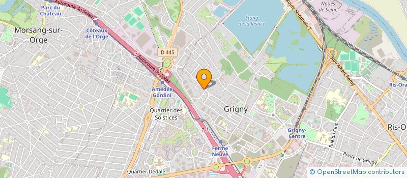 localisation de l'entreprise SM à GRIGNY