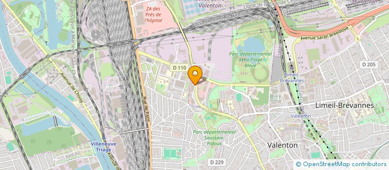 localisation de l'entreprise SM 94  VALENTON