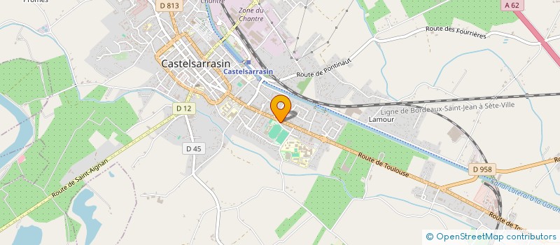 localisation de l'entreprise SM à CASTELSARRASIN