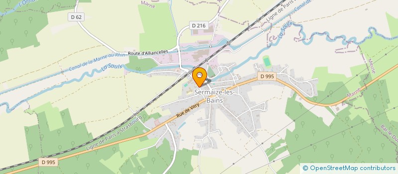 localisation de l'entreprise SM A VOCATION SCOLAIRE DE SERMAIZE-LES-BAINS à SERMAIZE-LES-BAINS