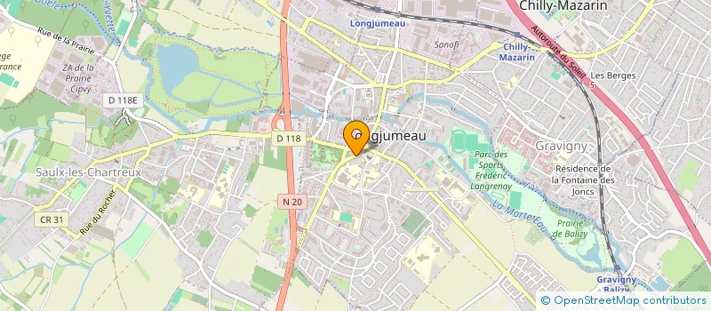 localisation de l'entreprise SM-AJC à LONGJUMEAU