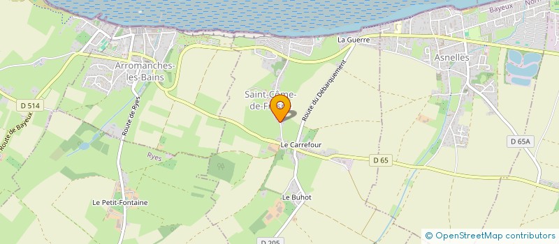 localisation de l'entreprise SM ALIMENTATION EN EAU POTABLE DU VIEUX COLOMBIER à SAINT-COME-DE-FRESNE