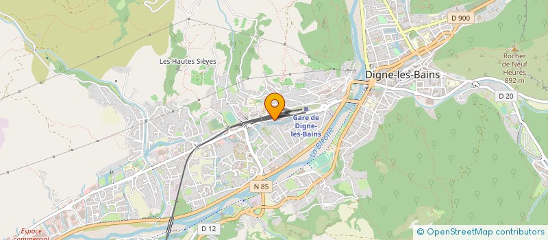 localisation de l'entreprise SM ASSE-BLEONE (SMAB) à DIGNE-LES-BAINS