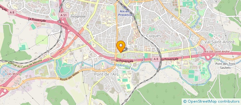 localisation de l'entreprise SM'ASSUR à AIX-EN-PROVENCE