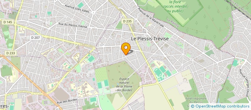 localisation de l'entreprise SM AUTO à LE PLESSIS-TREVISE