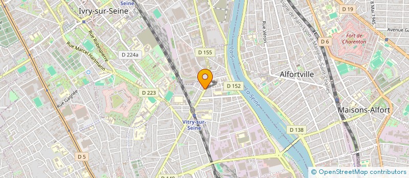 localisation de l'entreprise SM BAT à VITRY-SUR-SEINE