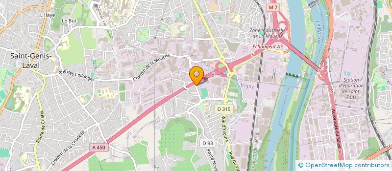 localisation de l'entreprise SM BAT  IRIGNY