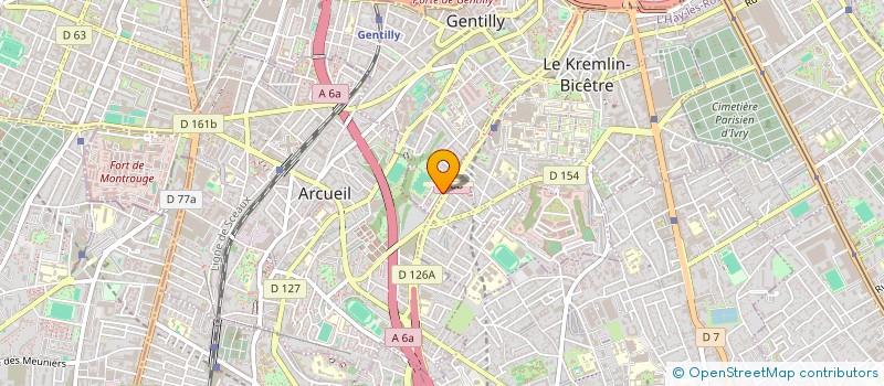 localisation de l'entreprise SM BAT  GENTILLY