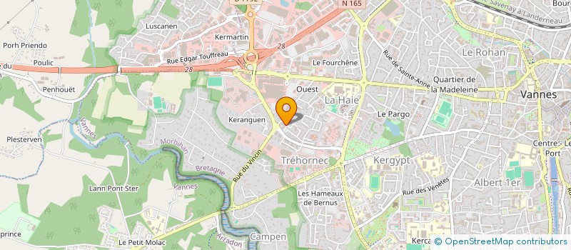 localisation de l'entreprise SM BAT à VANNES