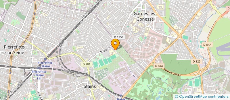 localisation de l'entreprise SM BAT à STAINS