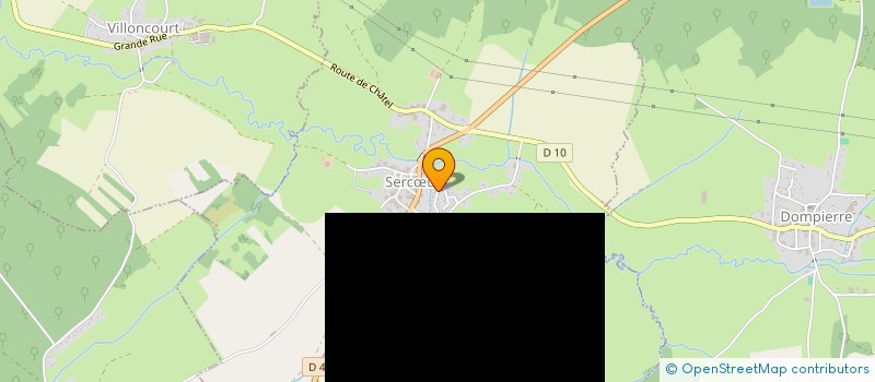 localisation de l'entreprise SM BAT SASU  SERCUR