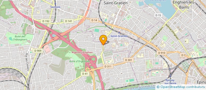 localisation de l'entreprise SM BATIMENT  SAINT-GRATIEN