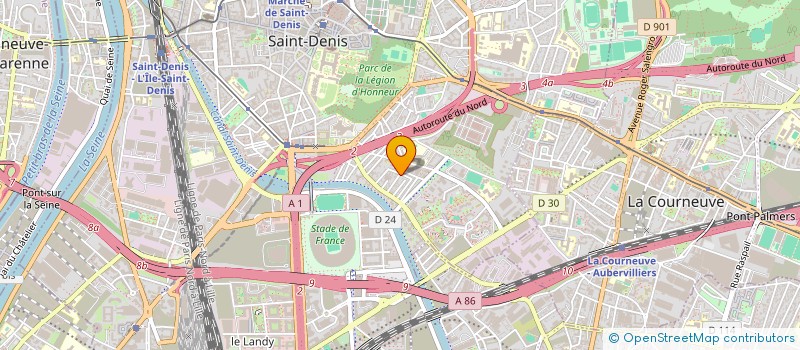 localisation de l'entreprise SM BATIMENT à SAINT-DENIS