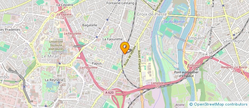 localisation de l'entreprise SM BATIMENT SARL  TOULOUSE