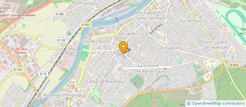localisation de l'entreprise SM BAZAR à COMPIEGNE