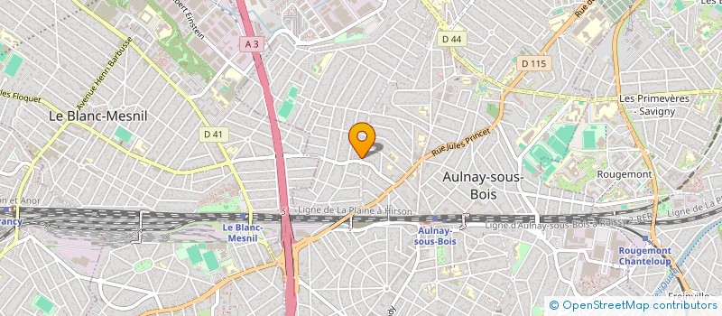 localisation de l'entreprise SM BEAUTE  LE BLANC-MESNIL