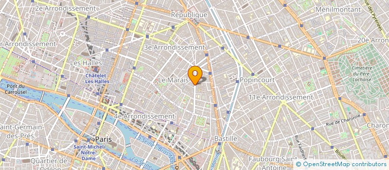 localisation de l'entreprise SM BEAUTE  PARIS