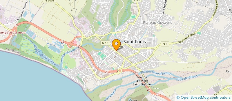 localisation de l'entreprise SM BENJOIN à SAINT-LOUIS