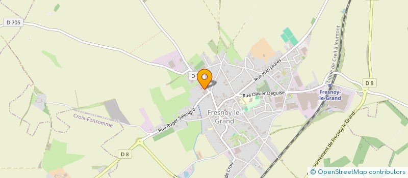 localisation de l'entreprise SM BROS à FRESNOY-LE-GRAND