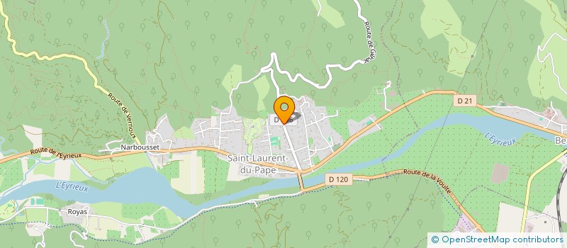 localisation de l'entreprise SM CENTRE-ARDECHE  SAINT-JULIEN-EN-SAINT-ALBAN