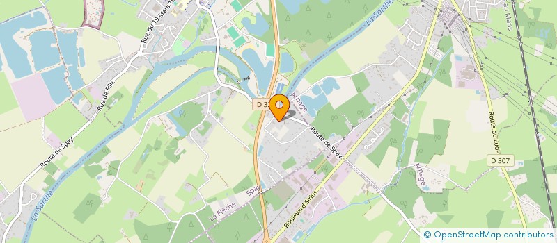 localisation de l'entreprise SM CHARPENTE  SPAY