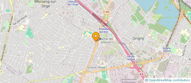 localisation de l'entreprise SM CITY MARKET  VIRY-CHATILLON