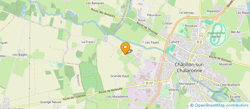 localisation de l'entreprise SM CM à CHATILLON-SUR-CHALARONNE