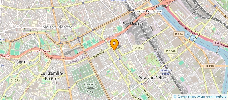 localisation de l'entreprise SM COIFFURE  IVRY-SUR-SEINE