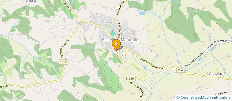 localisation de l'entreprise SM COLLECTE ET TRAITEMENT DES ORDURES MENAGERES LES MARCHES DU SUD QUERCY  CASTELNAU-MONTRATIER