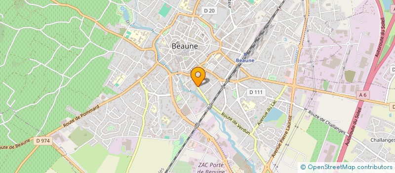 localisation de l'entreprise SM COURTAGE à BEAUNE