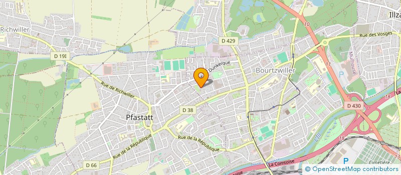 localisation de l'entreprise SM CREATION  MULHOUSE