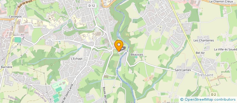 localisation de l'entreprise SM D'AMENAGEMENT ET DE GESTION DU PNR VALLEE DE LA RANCE-COTE D'EMERAUDE  DINAN