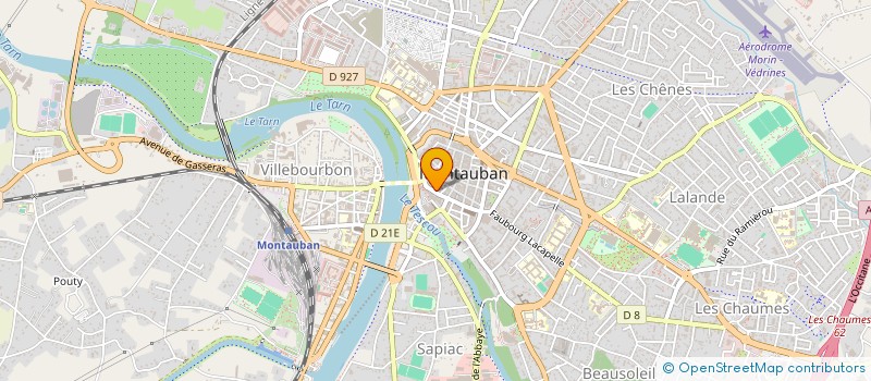 localisation de l'entreprise SM D'ELABOR GEST REV DU SCOT MONTAUBAN  MONTAUBAN