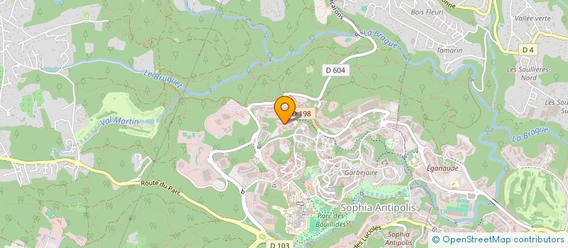localisation de l'entreprise SM D'INGENIERIE POUR LES COLLECTIVITES ET TERRITOIRES INNOVANTS DES ALPES-MEDITERRANEE à BIOT