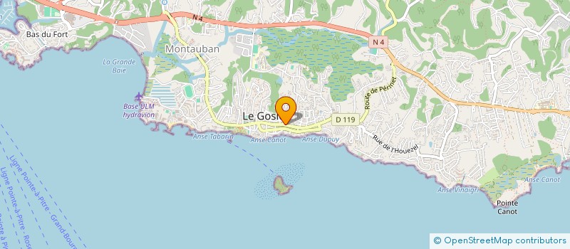 localisation de l'entreprise SM D'INNOVATION ET DE VALORISATION DE GUADELOUPE (SINNOVAL GUADELOUPE) à LE GOSIER
