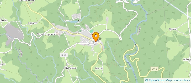 localisation de l'entreprise SM DE DEVELOPPEMENT ECONOMIQUE (SYMA A89 - HAUTE CORREZE VENTADOUR)  LAPLEAU